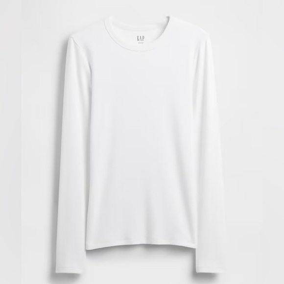 NWT Gap Modern Crewneck T-Shirt in Fresh White - Small - Picture 6 of 11